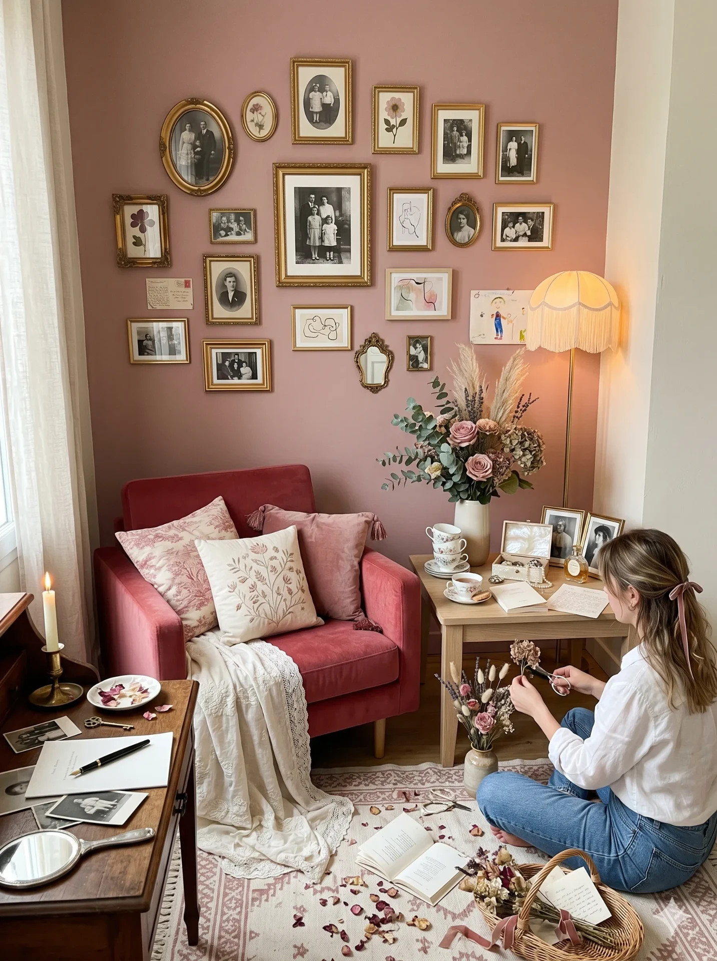 Ambiance Roseraie Nostalgique : Le charme de chez Mamie, mais réinventé pour 2026.